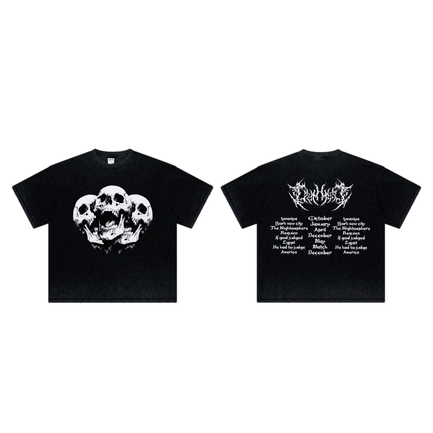 DEATH COMES IN THREES TSHIRT